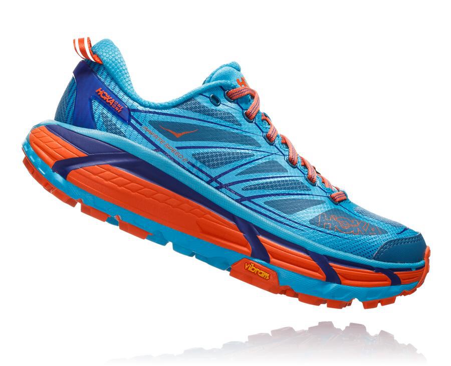 Hoka One One Trailsko Dame - Mafate Speed 2 - Blå - 968472NJI